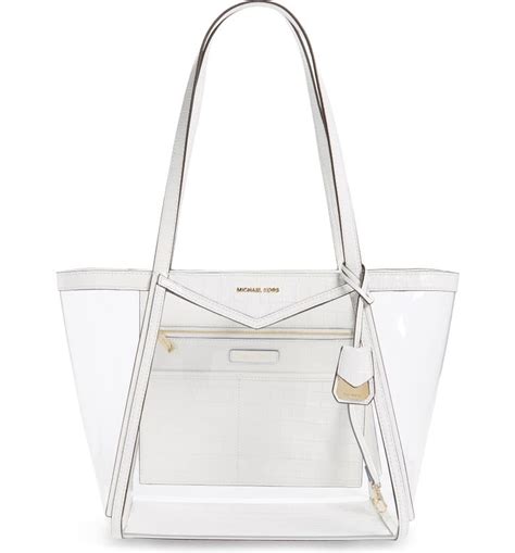 michael kors whitney clear bag